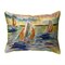 Betsy Drake Sail Race Extra Large Zippered Indoor/Outdoor Pillow 20x24